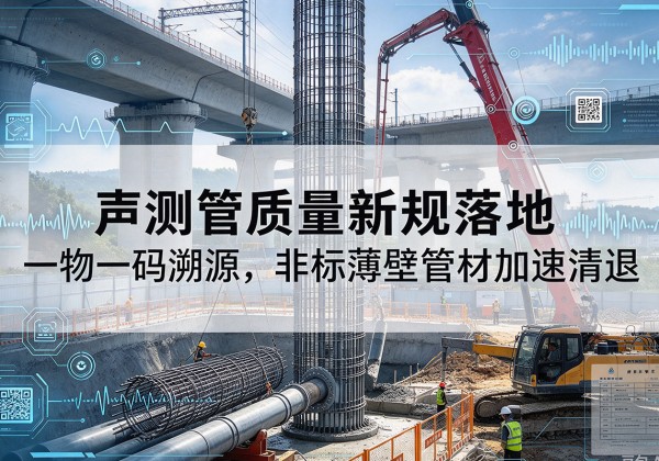 平舆声测管质量新规落地，一物一码溯源，非标薄壁管材加速清退